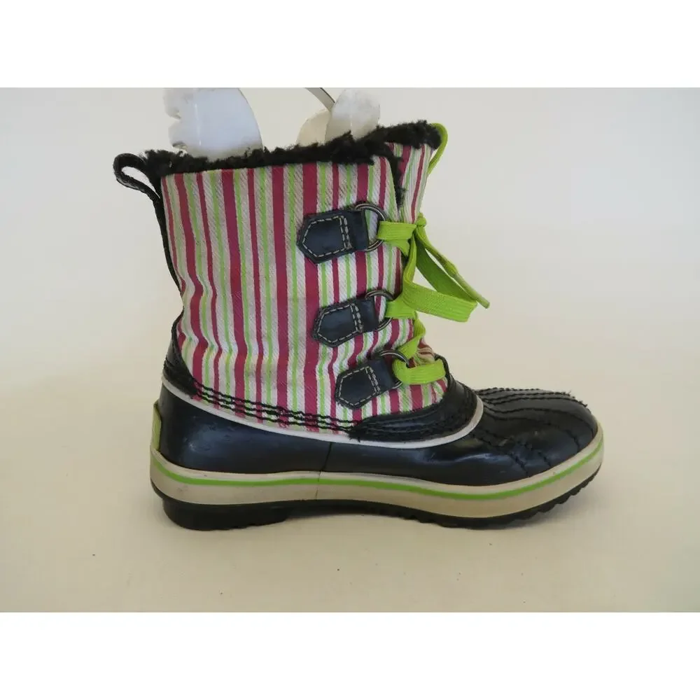 Sorel Purple Waterproof Insulated Snow Winter Boots Youth Size 1 D